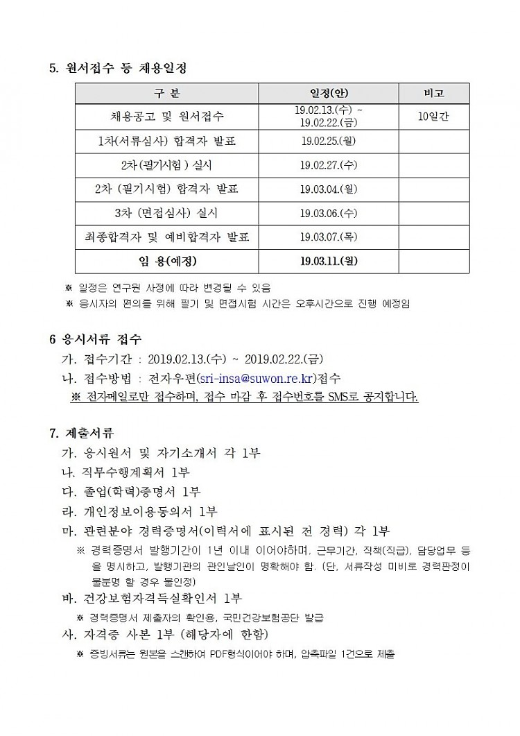 [제2019-13호] 수원시정연구원 2019년도 제2회 직원채용 공고_확정003.jpg